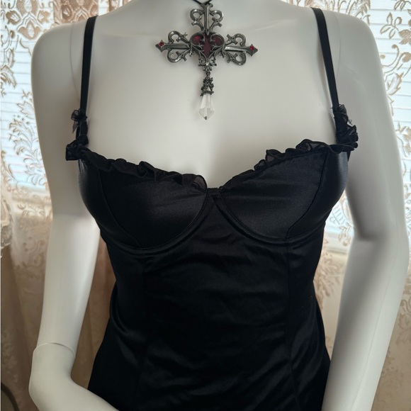 vintage satin bustier - Picture 2 of 4